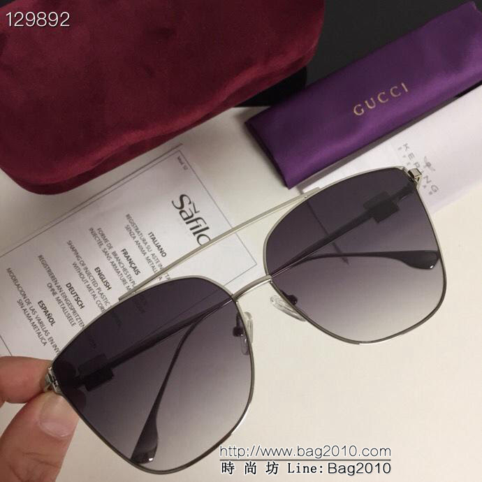 GUCCI古馳 GG0467 2019新款上市 男女款百搭墨鏡  lly1616